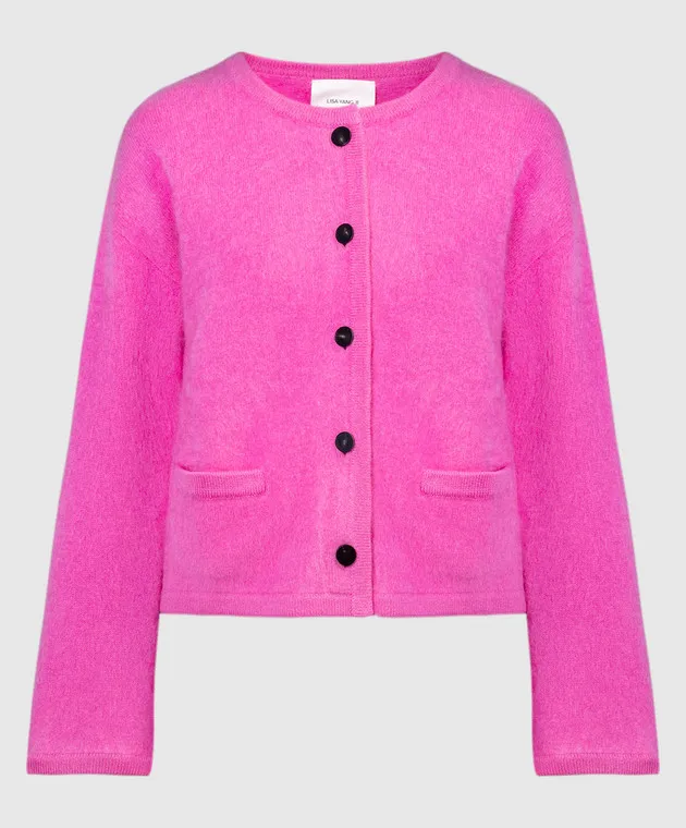 LISA YANG Cardigan in cashmere rosa 2024042