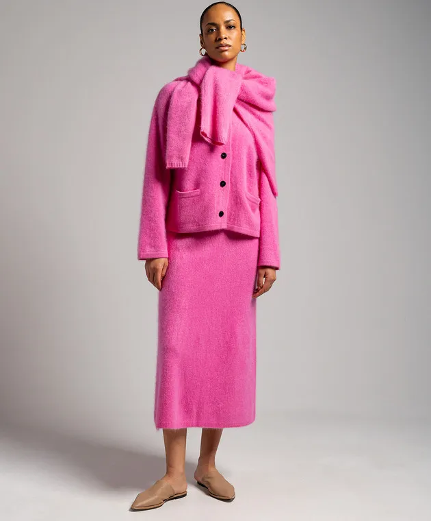LISA YANG Cardigan in cashmere rosa 2024042