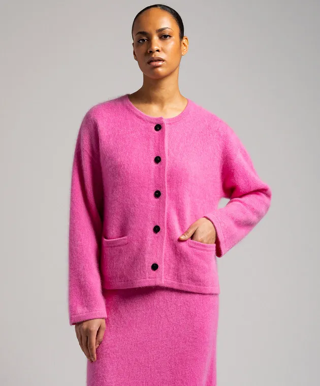 LISA YANG Cardigan in cashmere rosa 2024042